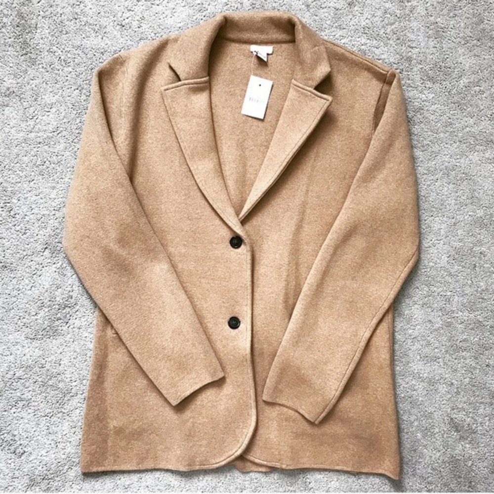 J Crew Factory sweater blazer NWOT size M